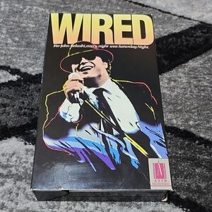 WIRED VHS JOHN BELUSHI BIOGRAPHICAL DRAMA COMEDY 1989